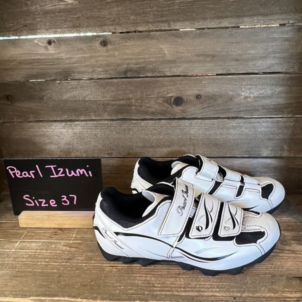 Womens Pearl Izumi All Road II‎ 2 White Cycling Shoes Sneakers Size EUR 37 US 6